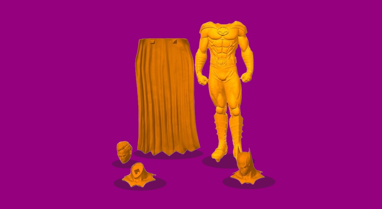 فایل پرینت سه‌بعدی فیگور کلکسیونی تمام قد VIP بتمن ۱۹۸۹ (Batman 1989 Full Body VIP STL) - شکوه بازگشته شوالیه تاریکی!