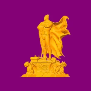 فایل پرینت سه‌بعدی فیگور بتمن به سبک الکس راس (Alex Ross Style Batman STL) - شاهکار هنری در دستان شما!